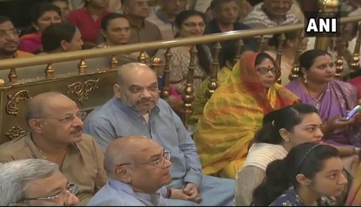 amit shah in jagannath temple