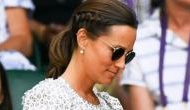 Pregnant Pippa Middleton arrives at Wimbledon in printed floral dress with husband James Matthews