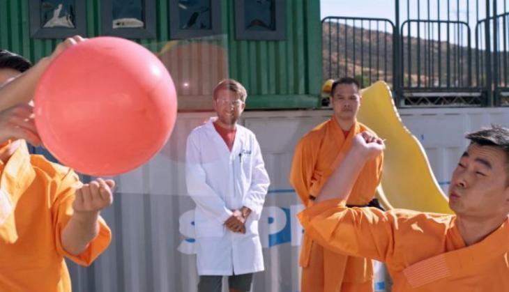 Monk Breaks Glass by needle