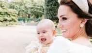 Adorable! See Kate Middleton and Prince Louis's new portrait from his christening 