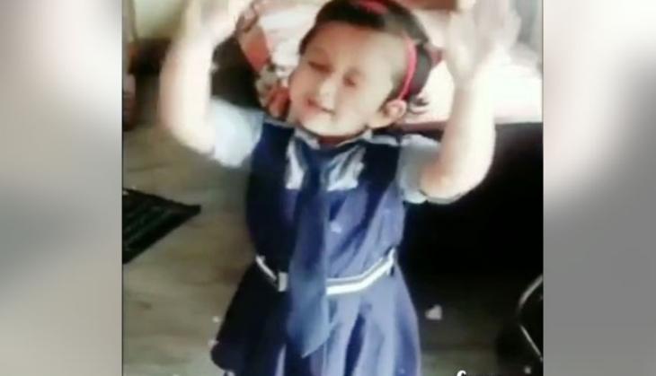 Cute Dance of Little Girl