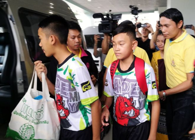 Thai Cave Rescue: 12  young soccer players trapped in cave for over 2 weeks discharged from hospital