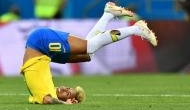 Woah! Brazilian professional footballer, Neymar teaches children to fall and roll