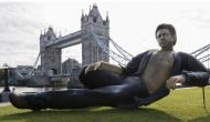 Semi-nude Jeff Goldblum statue appears in London to mark 25 years of Jurassic Park