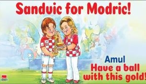 FIFA World Cup 2018: Amul's tribute to Croatia skipper Luka Modric and Croatian President is melting hearts online