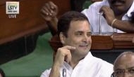 Once again, Rahul Gandhi caught winking in Parliament