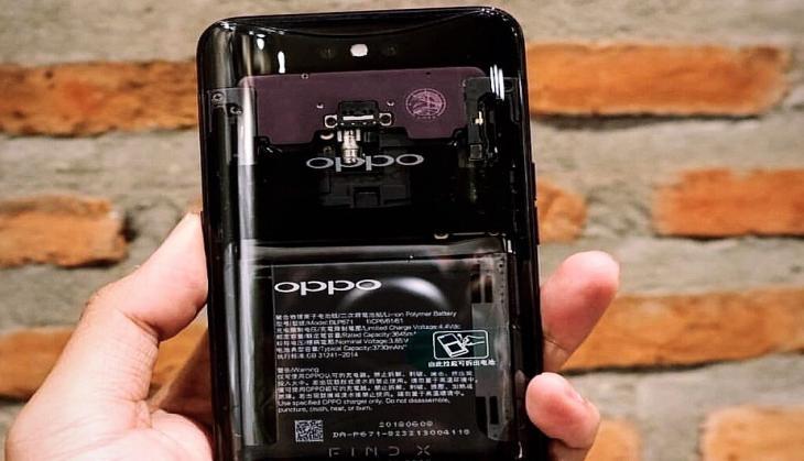 Oppo Find X transparent