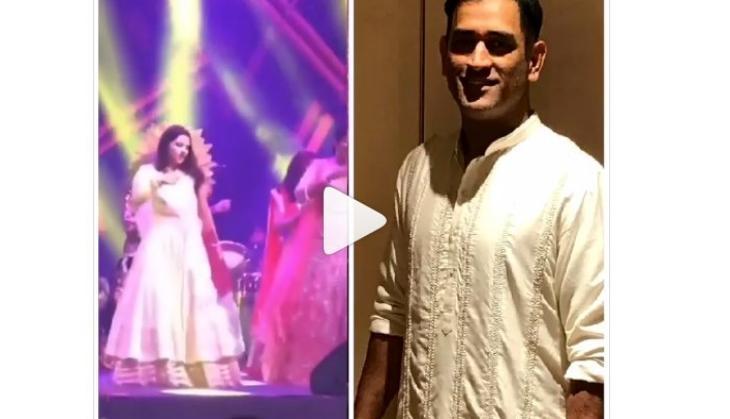 Sakshi Dhoni dance