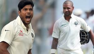 Umesh Yadav spotted with Shikhar Dhawan in the gym doing workout before five Test match series in England