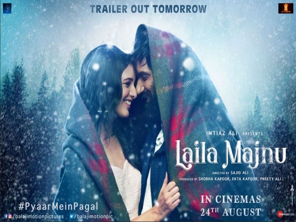 Ekta Kapoor unveils first poster of 'Laila Majnu'