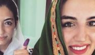Pakistan Elections 2018: Benazir Bhutto's daughters, Bakhtawar Bhutto Zardari and Aseefa Bhutto Zardari cast their votes in Sindh's Nawabshah
