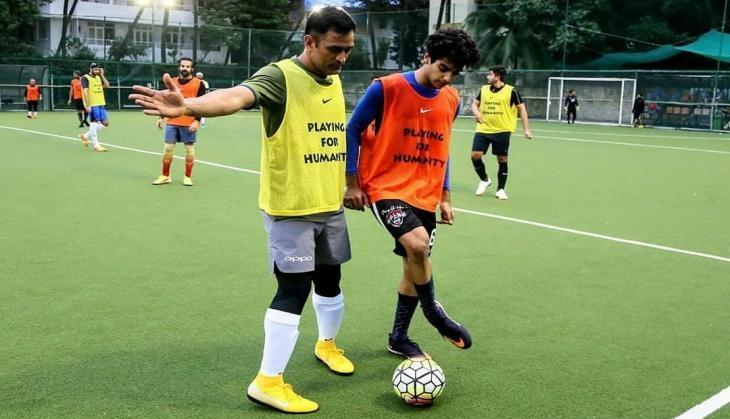 Ishaan Khatter and MS Dhoni
