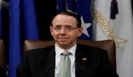 Articles of impeachment introduced against US Deputy Attorney General Rosenstein