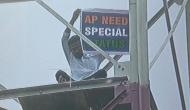 OMG! Man climbs mobile phone tower in Delhi and demands special status for Andhra Pradesh