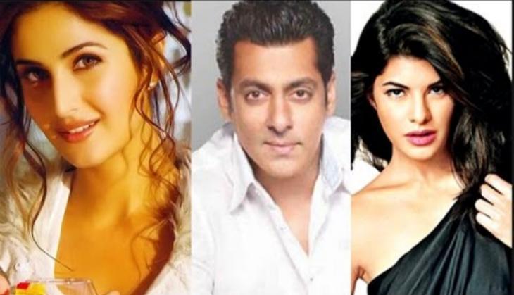 katrina kaif, Salman khan and jacqueline