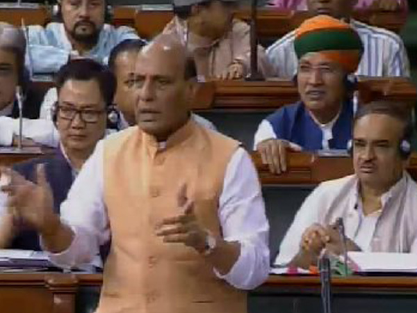 Defence Minister Rajnath Singh emerges as face of BJP's counter-attack in Lok Sabha