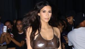 Oops! Kim Kardashian West spotted braless on date night with Kanye West