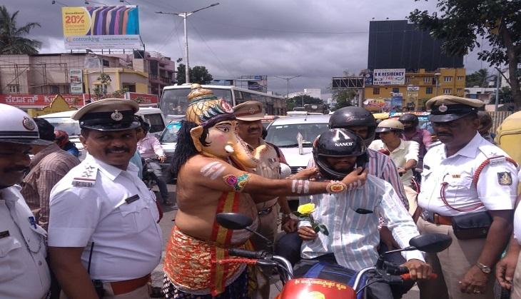 Lord Ganesha on Bengaluru road