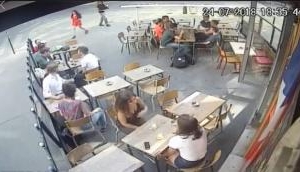 Viral Video: Paris woman assaulted in broad day light outside a cafe