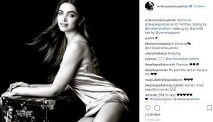  Deepika Padukone sizzles in a slip dress for magazine shoot