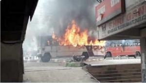 Maratha Protest: Over 100 vehicles burnt in Pune; condition remains worse in Maharashtra