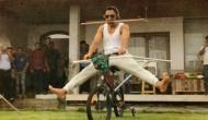 MS Dhoni's hilarious stunt on bicycle leaves fans confused; watch video
