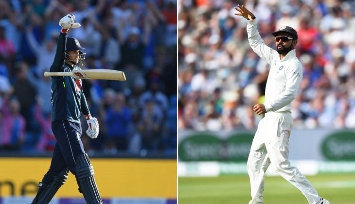 Virat Kohli Joe Root Mic