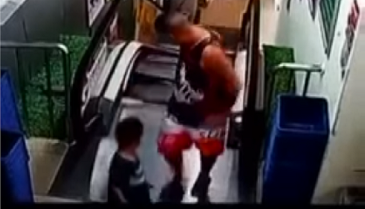 Escalator crash