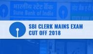SBI Clerk Mains Exam Cut off 2018: Here's the cut off based on the questions asked in the exam