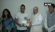 Sampark for Samarthan: BJP chief Amit Shah, Union minister Piyush Goyal meet MS Dhoni