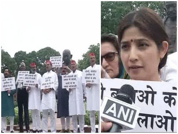 Opposition protest over Muzaffarpur, Deoria shelter home cases