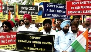 Delhi: Protest staged outside British High Commission against 'Referendum 2020'