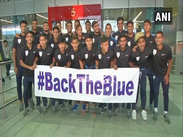 Triumphant U20 men's football team returns home