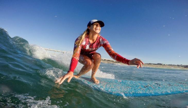 Woman Surfing