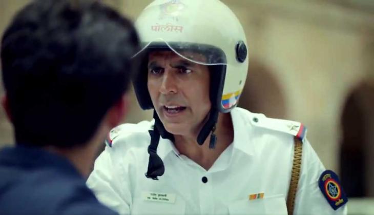 Gold actor Akshay Kumar turns traffic cop to promote road safety