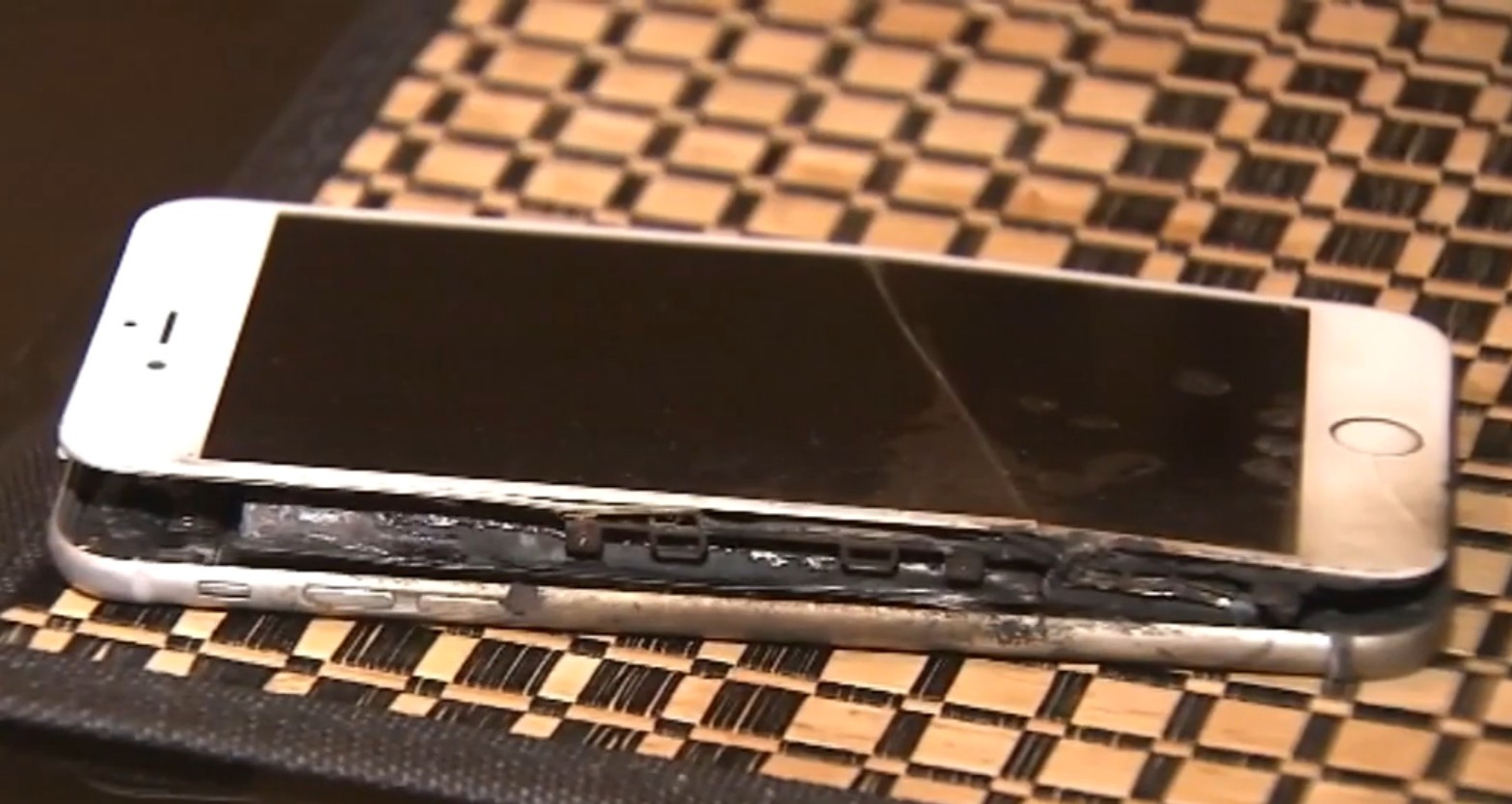 Watch Video: Apple iPhone 6 burst into flames in moving car