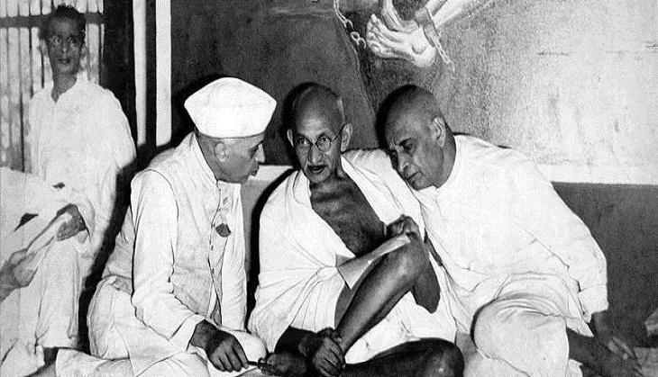 Gandhi Ji, Pt. Nehru and Sardar Patel