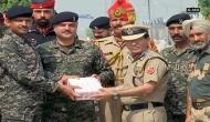 India-Pakistan security forces exchange sweet at Attari-Wagah border