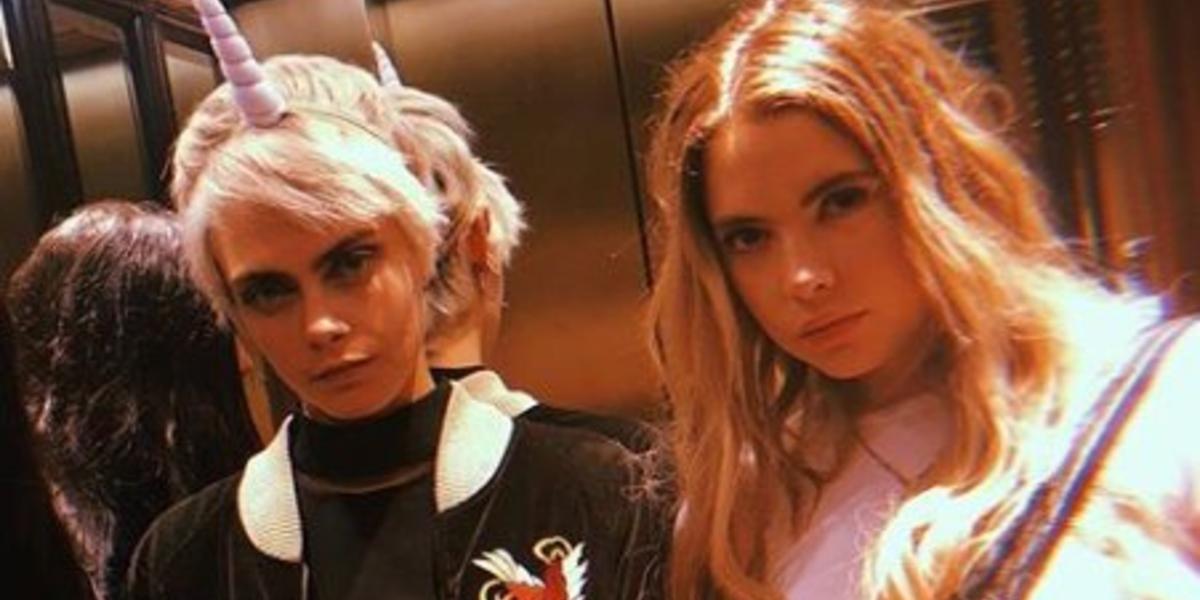 Are they Lesbians? Actress Ashley Benson and model Cara Delevingne spotted kissing 