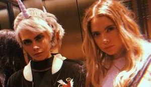 Are they Lesbians? Actress Ashley Benson and model Cara Delevingne spotted kissing 