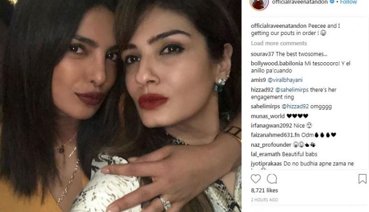 Priyanka Chopra and Raveena tondon