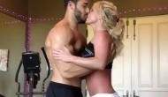 Watch Video: Britney Spears dances with her boyfriend Sam Asghari when he gave her a surprise visit to Belgium