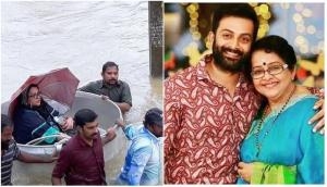 Pictures of Koode actor Prithviraj Sukumaran's mother being rescued from their home in Kerala flood will make you teary eyes