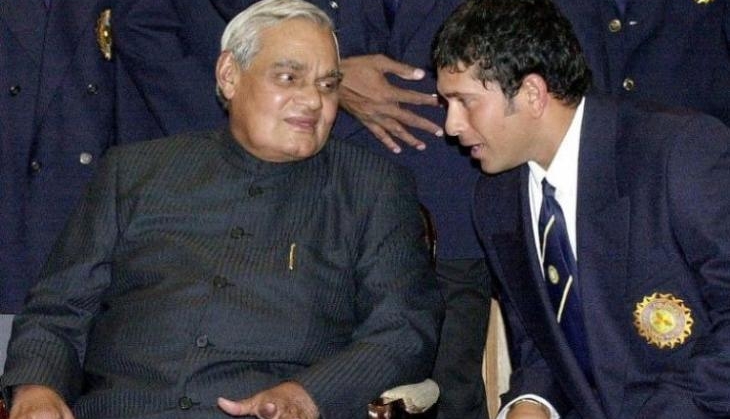 Sachin Tendulkar Atal Bihari Vajpayee