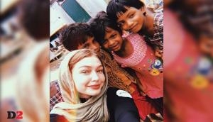 American supermodel Gigi Hadid visits Rohingya refugees in Bangladesh