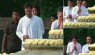 Sonia, Rahul pay tribute to Rajiv Gandhi on his birth anniversary