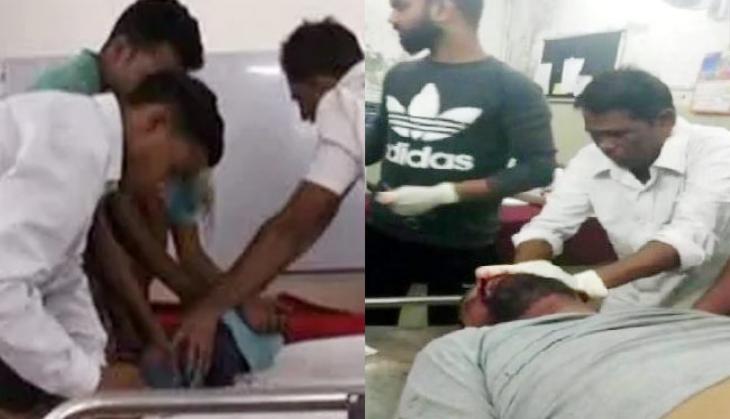 Watch: Sweeper at Gujarat hospital caught on camera giving 'stitches' on the head of a patient; video goes viral