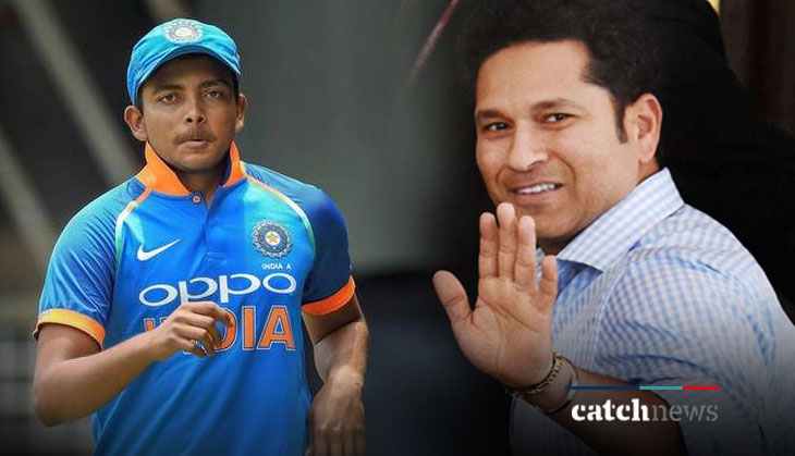 Sachin Tendulkar had a very special message for young Prithvi Shaw; find out here