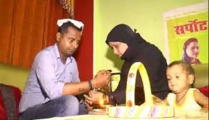 Uttar Pradesh: Muslim women tie rakhis to Hindu brothers 