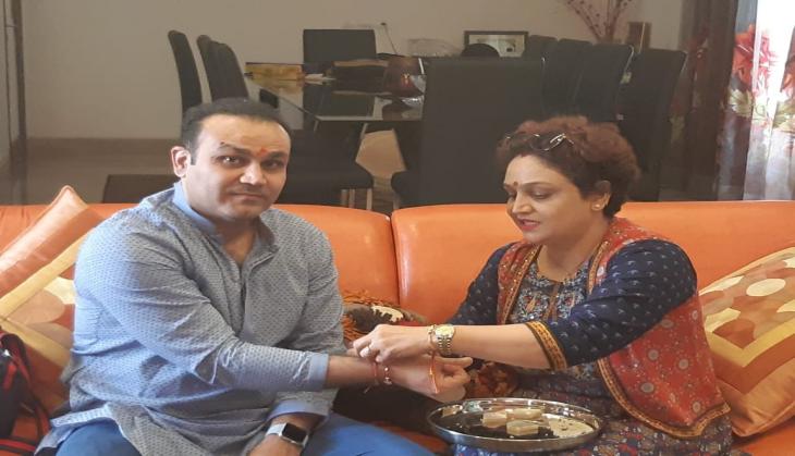 Raksha Bandhan : Virender Sehwag celebrated Raksha Bandhan with this beautiful message; see pics